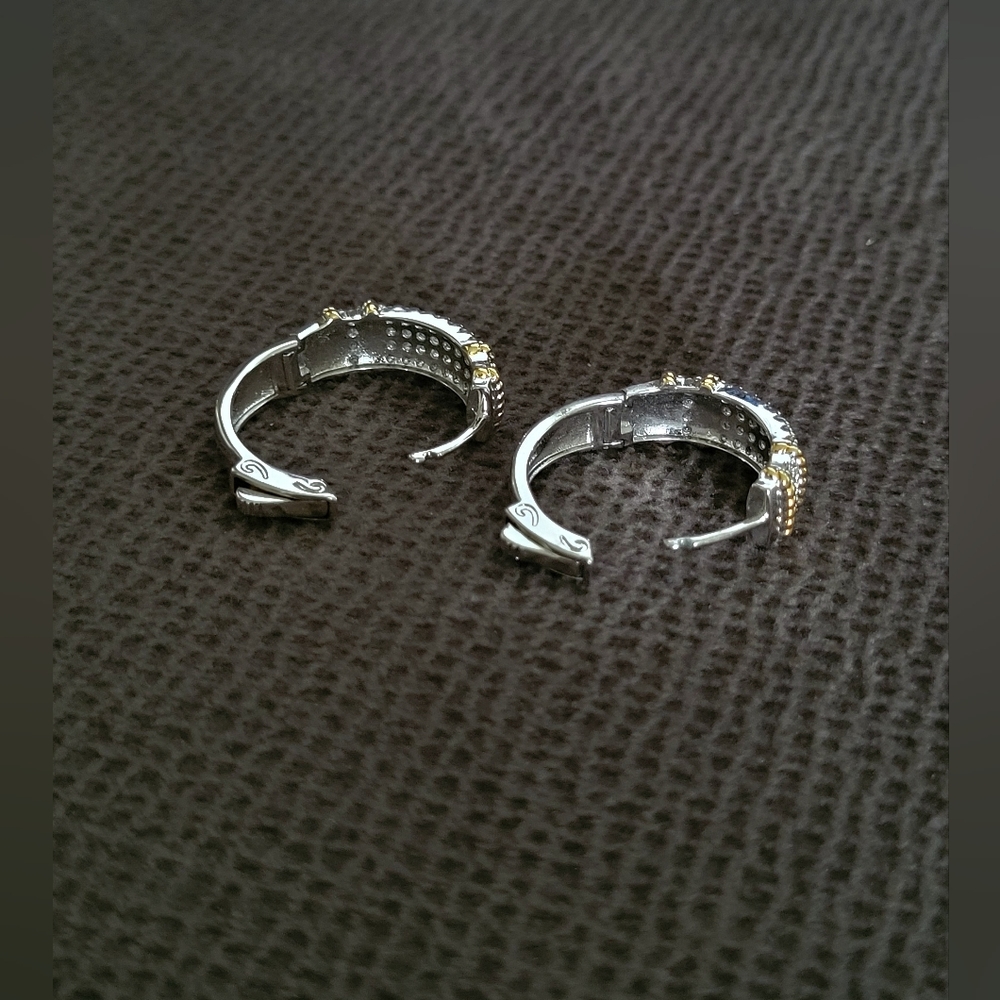 Cote d'Argent Cubic Zirconia💎 Hoops - NWT - Picture 4 of 15